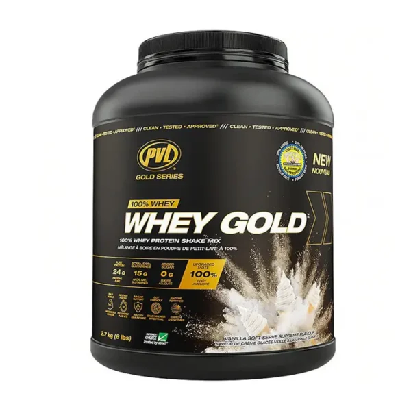 PVL - Whey Gold 6 Lbs vị Vanilla Soft Serve Supreme